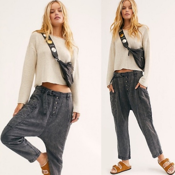 Free People Pants - Free People Desert Days Harem Utility Pants